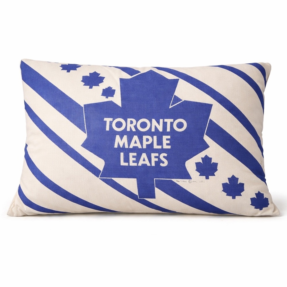 Marimac Blue White Toronto Maple Leafs Logo Pillowcase NHL Vintage 1992 OS